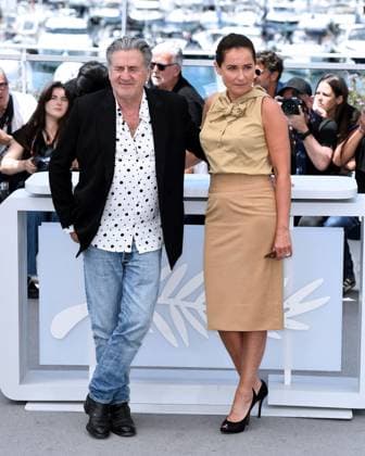 77th Cannes Film Festival 2024, Photocall film Le Fil Cannes, 77th Cannes Film Festival 2024 Photocall film Le Fil In the photo: Daniel Auteuil, Sidse Babett Knudsen Cannes France  Copyright: xIPA ABACAx