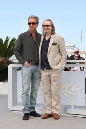Cannes - Parthenope Photocall Paolo Sorrentino and Gary Oldman attend the Parthenope Photocall at the 77th annual Cannes Film Festival at Palais des Festivals on May 22, 2024 in Cannes, France Photo by Shootpix ABACAPRESS.COM Cannes France  Copyright: xShootpix ABACAx