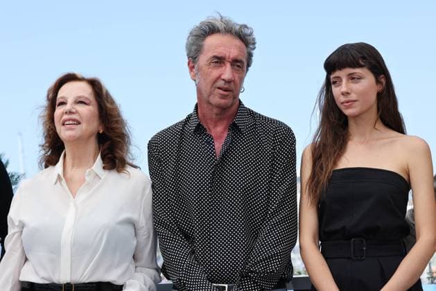 Cannes - Parthenope Photocall Stefania Sandrelli, Paolo Sorrentino and Celeste Dalla Porta attend the Parthenope Photocall at the 77th annual Cannes Film Festival at Palais des Festivals on May 22, 2024 in Cannes, France. Photo by Shootpix ABACAPRESS.COM Cannes France  Copyright: xShootpix ABACAx