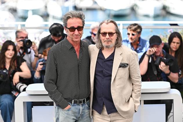 May 22, 2024, Cannes, Cannes, France: PAOLO SORRENTINO and GARY OLDMAN attend the Parthenope Photocall at the 77th annual Cannes Film Festival at Palais des Festivals on May 22, 2024 in Cannes, France. Cannes France - ZUMAk160 20240522_zip_k160_030 Copyright: xStefanosxKyriazisx