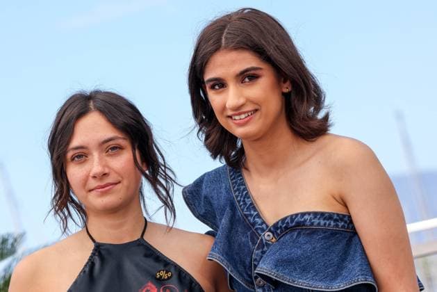 Cannes - Spectateurs Says Photocall Mia Tharia and Pascale Kann attend the September Says Photocall at the 77th annual Cannes Film Festival at Palais des Festivals on May 22, 2024 in Cannes, France. . Photo by Shootpix ABACAPRESS.COM Cannes France  Copyright: xShootpix ABACAx