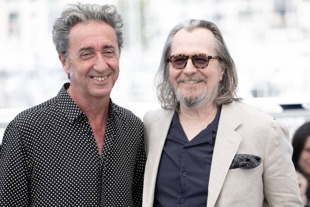Annual Cannes Film Festival - Parthenope Photocall - Cannes DN Gary Oldman and Paolo Sorrentino attend the Parthenope attends the Marcello Mio Photocall at the 77th annual Cannes Film Festival at Palais des Festivals on May 22, 2024 in Cannes, France. Photo by David Niviere ABACAPRESS.COM CANNES France  Copyright: xNivierexDavid ABACAPRESS.COMx