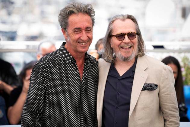 Photo IPP Daniele Cifala™ Cannes 22 05 2024 Parthenope Photocall The 77th Annual Cannes Film Festival in the photo Paolo Sorrentino and Gary Oldman Italy Photo Press World Copyright