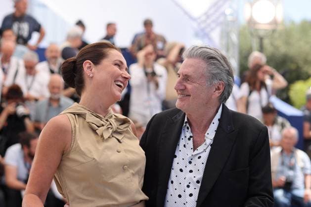 Photocall du film Le Fil lors du 77eme Festival International du Film de Cannes Sidse Babett Knudsen et Daniel Auteuil au photocall du film Le Fil lors du 77eme Festival International du Film de Cannes, au Palais des Festivals, Ã Cannes, France, le 22 mai 2024 Jacovides Moreau Bestimage Le Fil Photocall at the 77th annual Cannes Film Festival at Palais des Festivals on May 22, 2024 in Cannes, France Cannes France  Copyright: xJACOVIDES-MOREAUx xBESTIMAGExJACOVIDES-MOREAUx xBESTIMAGEx