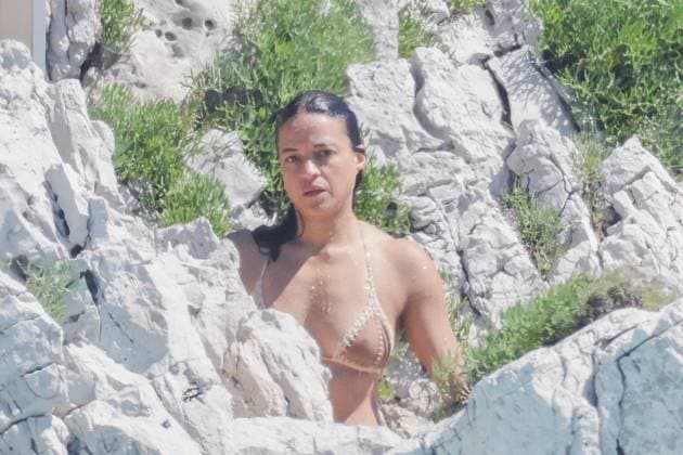 Michelle Rodriguez At Eden Roc - Antibes Michelle Rodriguez at the Eden Roc hotel in Antibes, France on May 22, 2024, during the 77th annual Cannes film festival. Photo by ABACAPRESS.COM Antibes France  Copyright: xABACAx