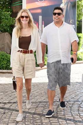 Cannes - Ronaldo At The Martinez Ronaldo Nazario, Celina Locks are spotted at Martinez Hotel during 77th Cannes Film Festival in Cannes, France on May 22, 2024. Photo by Marco Piovanotto ABACAPRESS.COM Cannes France  Copyright: xPiovanottoxMarco ABACAx