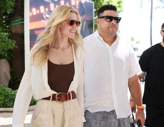 Cannes - Ronaldo At The Martinez Ronaldo Nazario, Celina Locks are spotted at Martinez Hotel during 77th Cannes Film Festival in Cannes, France on May 22, 2024. Photo by Marco Piovanotto ABACAPRESS.COM Cannes France  Copyright: xPiovanottoxMarco ABACAx