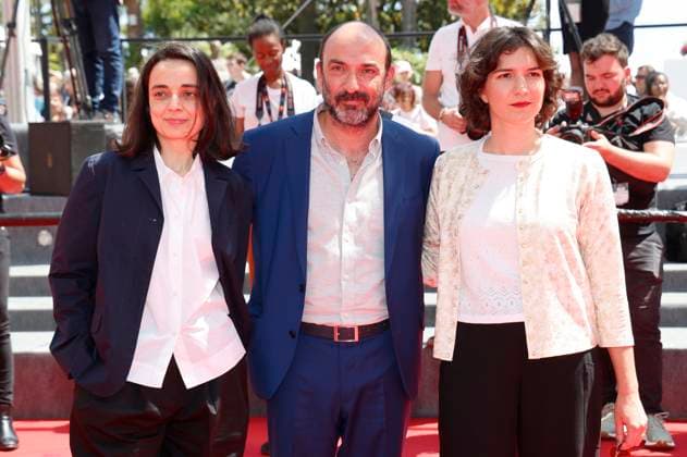 Maureen Fazendeiro, Telmo Churro and Mariana Ricardo at the premiere of the feature film Grand Tour at the Festival de Cannes 2024 77 Cannes International Film Festival at the Palais des Festivals Cannes, 22 05 2024 Foto:xD.xBedrosianx xFuturexImagex grand_tour_4508