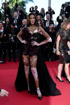 Cannes, 77th Cannes Film Festival 2024 Red Carpet of the film Le Compte de Monte-Cristo Cannes, 77th Cannes Film Festival 2024 Red Carpet of the film Le Compte de Monte-Cristo In the photo: Winnie Harlow Cannes France  Copyright: xIPA ABACAx