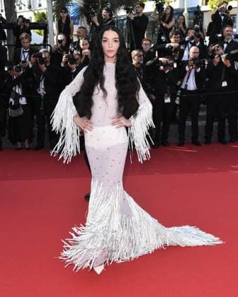 77th Cannes Film Festival 2024, Red carpet film The Count of Monte Cristo Cannes, 77th Cannes Film Festival 2024, Red carpet film The Count of Monte Cristo In the photo: Mariacarla Boscano Cannes France  Copyright: xIPA ABACAx
