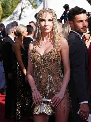 Cannes, France: Cannes, 77th Cannes Film Festival 2024, Ninth Night. Red carpet of the film Ã¢â‚¬oeLe Comte de Monte-CristoÃ¢â‚¬Â - In the photo: Kate Alexeeva Cannes France  - ZUMAp169 20240522_zea_p169_663 Copyright: xSimonexComix