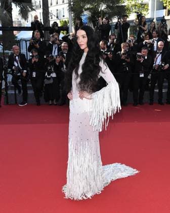 Cannes, France: Cannes, 77th Cannes Film Festival 2024, Red carpet film The Count of Monte Cristo In the photo: Mariacarla Boscano Cannes France  - ZUMAp169 20240522_zea_p169_774 Copyright: xAlbertoxTerenghix