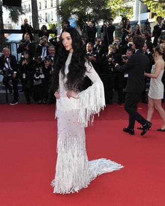 77th Cannes Film Festival 2024, Red carpet film The Count of Monte Cristo Cannes, 77th Cannes Film Festival 2024, Red carpet film The Count of Monte Cristo In the photo: Mariacarla Boscano Cannes France  Copyright: xIPA ABACAx