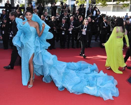 Cannes, 77th Cannes Film Festival 2024, Red carpet film The Count of Monte Cristo In the photo: Farhana Bodi  Copyright: xAlbertoxTerenghix xipa-agency.nex xPoolxPhotoxEventsx03x IPA_Agency_IPA46418230