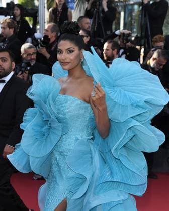 Cannes, 77th Cannes Film Festival 2024, Red carpet film The Count of Monte Cristo In the photo: Farhana Bodi  Copyright: xAlbertoxTerenghix xipa-agency.nex xPoolxPhotoxEventsx03x IPA_Agency_IPA46418231