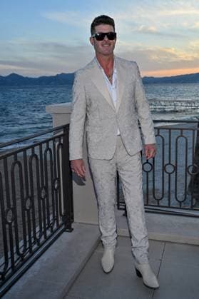 Cannes 2024 Knights Of Charity Gala Robin Thicke at the Knights Of Charity gala ahead the 77th Cannes Film Festival in Cannes, France on May 22, 2024. Photo by Julien Reynaud APS-Medias ABACAPRESS.COM Cannes France  Copyright: xReynaudxJulien APS-Medias ABACAx