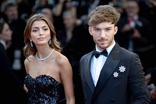 Cannes, France 22th May, 2024 Pierre Gasly and Francisca Gomes attends Le Comte de Monte Cristo Screening red carpet at the 77th annual Cannes Film Festival at Palais des Festivals on May 22, 2024 in Cannes, France CINEMA 77eme Festival de Cannes Red Carpet du film Le Comte de Monte Cristo 22 05 2024 NorbertScanella Panoramic 