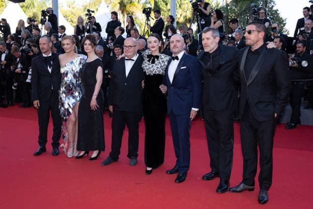 Cannes - Le Comte De Monte Cristo Red Carpet John Robinson, CÃ line Sallette, Charlotte Le Bon, Judith Chemla and Damien Bonnard attend the Le Comte De Monte-Cristo Red Carpet at the 77th annual Cannes Film Festival at Palais des Festivals on May 22, 2024 in Cannes, France. Photo by ShootPix ABACAPRESS.COM Cannes France  Copyright: xShootPix ABACAx