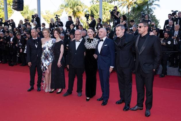 Cannes - Le Comte De Monte Cristo Red Carpet John Robinson, CÃ line Sallette, Charlotte Le Bon, Judith Chemla and Damien Bonnard attend the Le Comte De Monte-Cristo Red Carpet at the 77th annual Cannes Film Festival at Palais des Festivals on May 22, 2024 in Cannes, France. Photo by ShootPix ABACAPRESS.COM Cannes France  Copyright: xShootPix ABACAx