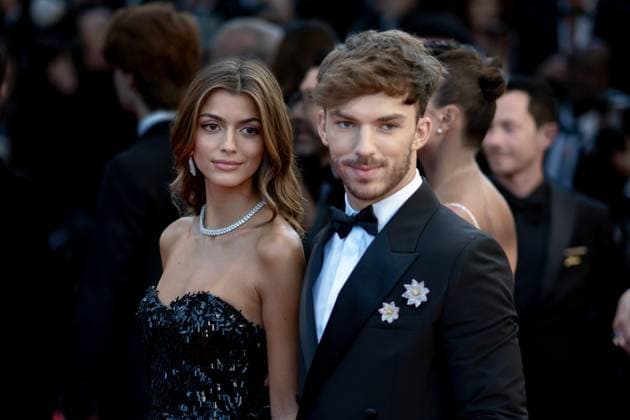 Cannes, France 22th May, 2024 Pierre Gasly and Francisca Gomes attends Le Comte de Monte Cristo Screening red carpet at the 77th annual Cannes Film Festival at Palais des Festivals on May 22, 2024 in Cannes, France CINEMA 77eme Festival de Cannes Red Carpet du film Le Comte de Monte Cristo 22 05 2024 NorbertScanella Panoramic 