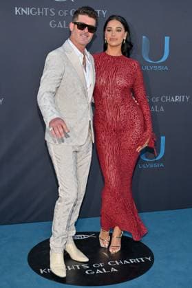 Cannes 2024 Knights Of Charity Gala Robin Thicke at the Knights Of Charity gala ahead the 77th Cannes Film Festival in Cannes, France on May 22, 2024. Photo by Julien Reynaud APS-Medias ABACAPRESS.COM Cannes France  Copyright: xReynaudxJulien APS-Medias ABACAx