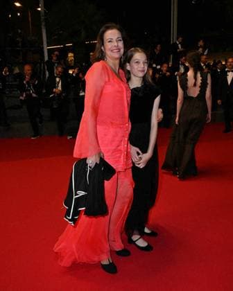 Cannes, 77th Cannes Film Festival 2024, red carpet film Motel Destino Cannes, 77th Cannes Film Festival 2024, red carpet film Motel Destino In the photo: Darya Rassam, Carole Bouquet Cannes France  Copyright: xIPA ABACAx