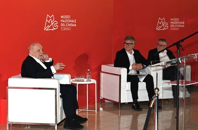 Turin,Italy Paul Schrader director and screenwriter receives the Stella della Mole Award at the National Cinema Museum with masterclass In the photo:Paul Schrader during the masterclass  Copyright: xNickxZonnax xipa-agency.netx xNickxZonnax IPA_Agency_IPA46419371
