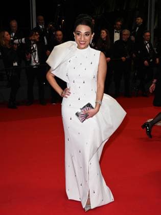 Cannes, 77th Cannes Film Festival 2024, Ninth Night. Red carpet of the film Motel Destino - In the photo: Khairiah Abulaban  Copyright: xSimonexComix xipa-agency.netx xPoolxPhotoxEventsx03x IPA_Agency_IPA46420157