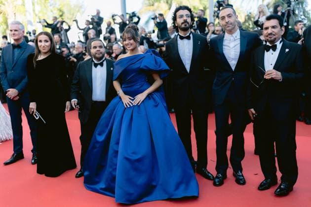 77eme Festival International du Film de Cannes Montee des marches du film Le Comte de Monte Cristo 77th International Cannes Film Festival Red carpet of Le Comte de Monte Cristo movie 305370 2024 05 22 Alpes Maritimes Cannes France  Copyright: xTerencexBaelenx STAR_305370_075