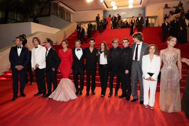 Cannes Le Comte De Monte-Cristo Screening Exit DB Patrick Mille, Julien De Saint-Jean, Laurent Lafitte, Anamaria Vartolmei, AnaÃ¯s Demoustier, Pierre Niney, Matthieu Delaporte, Adele Simphal and Julie de Bona depart the Le Comte De Monte-Cristo Red Carpet at the 77th annual Cannes Film Festival at Palais des Festivals on May 22, 2024 in Cannes, France. Photo by David Boyer ABACAPRESS.COM Cannes France  Copyright: xBoyerxDavid ABACAx