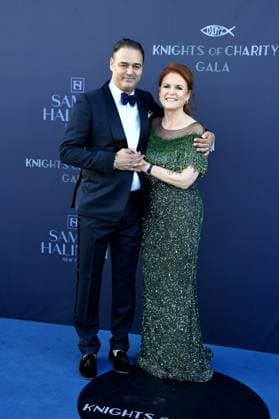 Milutin G Gatsby and Sarah Ferguson at the Knights of Charity Gala on 22 May 2024 as part of the 77 Film Festival in Cannes Knights of Charity Gala at the Cannes Film Festival 2024