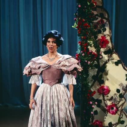 MUSIK GEHT UM DIE WELT Musik geht um die Welt, ZDF Musiksendung, 1979, Bild: Opernsängerin Sylvia Geszty, Deutschland Copyright: ArthurxGrimm AGR_82030222 EDITORIAL USE ONLY