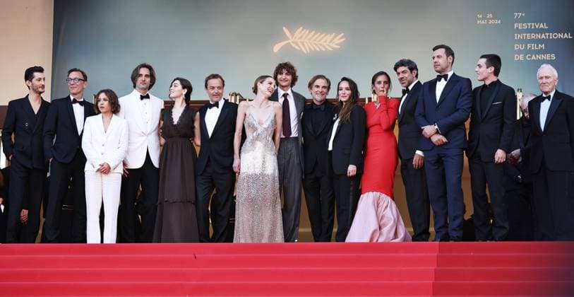 (240523) -- CANNES, May 23, 2024 -- Cast members arrive for the screening of the film Le Comte de Monte-Cristo (The Count of Monte-Cristo) at the 77th edition of the Cannes Film Festival in Cannes, southern France, on May 22, 2024. ) FRANCE-CANNES-FILM FESTIVAL-LE COMTE DE MONTE-CRISTO GaoxJing 