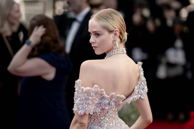 Cannes, France 22th May, 2024 Loreto Peralta attends Le Comte de Monte Cristo Screening red carpet at the 77th annual Cannes Film Festival at Palais des Festivals on May 22, 2024 in Cannes, France CINEMA 77eme Festival de Cannes Red Carpet du film Le Comte de Monte Cristo 22 05 2024 NorbertScanella Panoramic 