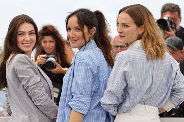 Cannes - Le Comte De Monte-Cristo Photocall Anamaria Vartolomei, AnaÃ¯s Demoustier and Adele Simphal attend the Le Comte De Monte-Cristo Photocall at the 77th annual Cannes Film Festival at Palais des Festivals on May 23, 2024 in Cannes, France Photo by Shootpix ABACAPRESS.COM Cannes France  Copyright: xShootpix ABACAx