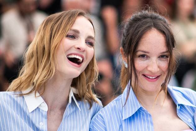 Cannes - Le Comte de Monte-Cristo Photocall Adele Simphal and Adele Simphal and Anais Demoustier attending the Le Comte de Monte-Cristo Photocall as part of the 77th Cannes International Film Festival in Cannes, France on May 23, 2024. Photo by Aurore Marechal ABACAPRESS.COM Cannes France  Copyright: xMarechalxAurore ABACAx