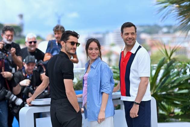 Cannes - Le Comte De Monte-Cristo Photocall Pierre Niney, Anais Demoustier and Laurent Lafitte attends the Le Comte De Monte-Cristo (The Count of Monte Cristo) Photocall at the 77th annual Cannes Film Festival at Palais des Festivals on May 23, 2024 in Cannes, France. Photo by Franck Castel ABACAPRESS.COM Cannes France  Copyright: xCastelxFranck ABACAx