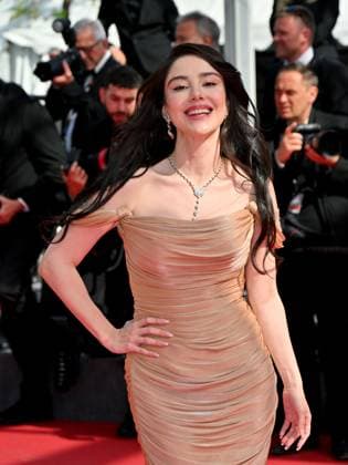 Cannes, 77th Cannes Film Festival 2024, Tenth Evening. Red carpet of the film L Amour Ouf - In the photo: Özge Gürel  Copyright: xManuelexMangiarottix xipa-agencyx xPoolxPhotoxEventsx03x IPA_Agency_IPA46445766