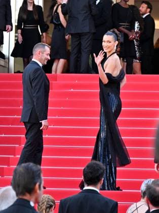 Cannes, 77th Cannes Film Festival 2024, Tenth Night. Red carpet of the film L Amour Ouf In the photo: Bella Hadid  Copyright: xManuelexMangiarottix xipa-agencyx xPoolxPhotoxEventsx03x IPA_Agency_IPA46447037