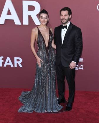 Cap d Antibes, 30th amfAR gala Cannes In the photo: Hande Ercel, Hakan SabancÄ±  Copyright: xAlbertoxTerenghix xipa-agency.nex xPoolxPhotoxEventsx03x IPA_Agency_IPA46447571