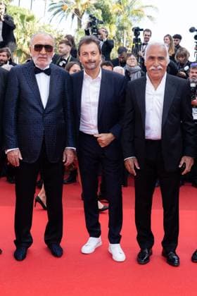 B MontÃ e des marches du film Â L?amour ouf Â lors du 77eme Festival International du Film de Cannes Ion Tiriac, Henri Leconte, Mansour Bahrami MontÃ e des marches du film Â L?amour ouf Â lors du 77eme Festival International du Film de Cannes, au Palais des Festivals Ã Cannes Le 23 mai 2024 Olivier Borde Bestimage Red carpet of the movie Â Beating HeartsÂ during the 77th Cannes International Film Festival at the Palais des Festivals in Cannes, France On may 23th 2024 Cannes France  Copyright: xOLIVIERxBORDEx xBESTIMAGExOLIVIERxBORDEx xBESTIMAGEx