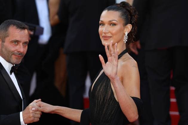 May 23, 2024, Cannes, Cote D azur, France: BELLA HADID walks the red carpet ahead of Beating Hearts Premiere screening at the 77th Annual Cannes Film Festival at Palais des Festivals in Cannes, France Cannes France - ZUMAc179 20240523_zep_c179_013 Copyright: xMickaelxChavetx