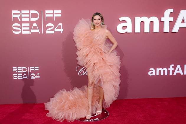 M Photocall of the l?amfAR 2024 gala at l?HÃ tel du Cap Eden Roc, during the 77th Cannes International Film Festival Heidi Klum Photocall of the l?amfAR 2024 gala at l?HÃ tel du Cap Eden Roc, Antibes, during the 77th Cannes International Film Festival On May 23th 2024 in Cap d Antibes, France Moreau Jacovides Bestimage Celebs attending amfAR Gala Cannes 2024 at Hotel du Cap Eden Roc, during the 77th Cannes International Film Festival On May 23th 2024 in Cap d Antibes, France Cap d Antibes France  Copyright: xJACOVIDES-MOREAUx xBESTIMAGExJACOVIDES-MOREAUx xBESTIMAGEx
