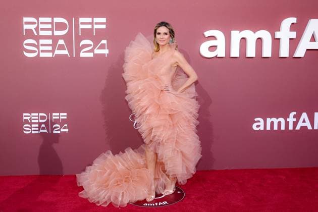 M Photocall of the l?amfAR 2024 gala at l?HÃ tel du Cap Eden Roc, during the 77th Cannes International Film Festival Heidi Klum Photocall of the l?amfAR 2024 gala at l?HÃ tel du Cap Eden Roc, Antibes, during the 77th Cannes International Film Festival On May 23th 2024 in Cap d Antibes, France Moreau Jacovides Bestimage Celebs attending amfAR Gala Cannes 2024 at Hotel du Cap Eden Roc, during the 77th Cannes International Film Festival On May 23th 2024 in Cap d Antibes, France Cap d Antibes France  Copyright: xJACOVIDES-MOREAUx xBESTIMAGExJACOVIDES-MOREAUx xBESTIMAGEx