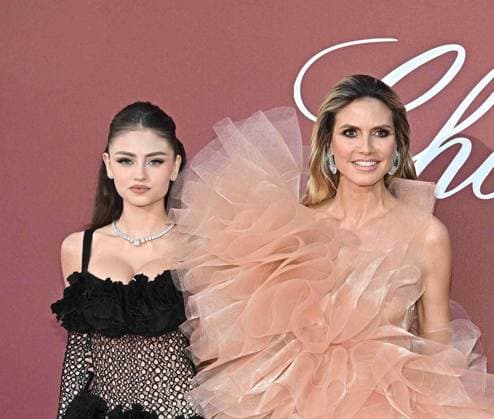 Arrivals amfAR Cannes Gala - Antibes Heidi Klum and Leni Olumi Klum attend the amfAR Cannes Gala 30th edition presented by Chopard and Red Sea International Film Festival at Hotel du Cap-Eden-Roc on May 23, 2024 in Cap d Antibes, France. Photo by David Niviere ABACAPRESS.COM Antibes France  Copyright: xNivierexDavid ABACAPRESS.COMx