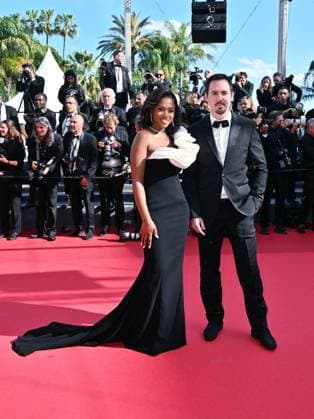 Cannes, 77th Cannes Film Festival 2024, Tenth Night. Red carpet of the film L Amour Ouf Cannes, 77th Cannes Film Festival 2024, Tenth Night. Red carpet of the film L Amour Ouf In the photo: Maimouna Doucoure Cannes France  Copyright: xIPA ABACAx