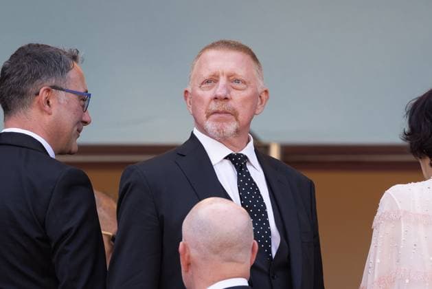 77. Internationalen Filmfestspiele von Cannes Cannes, Frankreich - 23.5.2024: Boris Becker bei der Premiere von L Amour Ouf (Beating Hearts) auf dem Roten Teppich vom Palais des Festivals während der 77. Internationalen Filmfestspiele von Cannes. Die 77. Internationalen Filmfestspiele von Cannes finden vom 14. bis 25. Mai 2024 statt. Provence-Alpes-CÃ te d™Azur