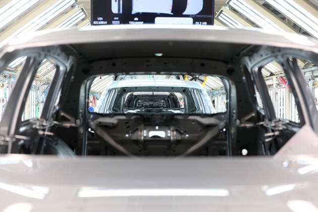 Wolfsburg Lower Saxony Wolfsburg, 23 05 2024, Volkswagen plant Wolfsburg, VW Golf and VW Tiguan production The final inspection of the painted VW Tiguan