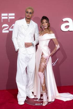 Photocall of the l?amfAR 2024 gala at l?HÃ tel du Cap Eden Roc, Antibes, Kyle Kuzma and Winnie Harlow Photocall of the l?amfAR 2024 gala at l?HÃ tel du Cap Eden Roc, Antibes, during the 77th Cannes International Film Festival On May 23th 2024 in Cap d Antibes, France Moreau Jacovides Bestimage Celebs attending amfAR Gala Cannes 2024 at Hotel du Cap Eden Roc, during the 77th Cannes International Film Festival On May 23th 2024 in Cap d Antibes, France Cap d Antibes France  Copyright: xJACOVIDES-MOREAUx xBESTIMAGExJACOVIDES-MOREAUx xBESTIMAGEx