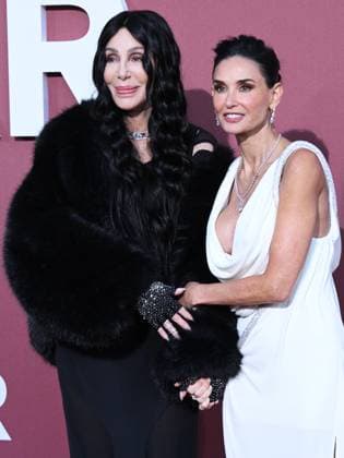 Cap d Antibes - amfAR Gala Cannes 2024 - In the photo: Cher and Demi Moore  Copyright: xSimonexComix xipa-agency.netx xPoolxPhotoxEventsx03x IPA_Agency_IPA46452542